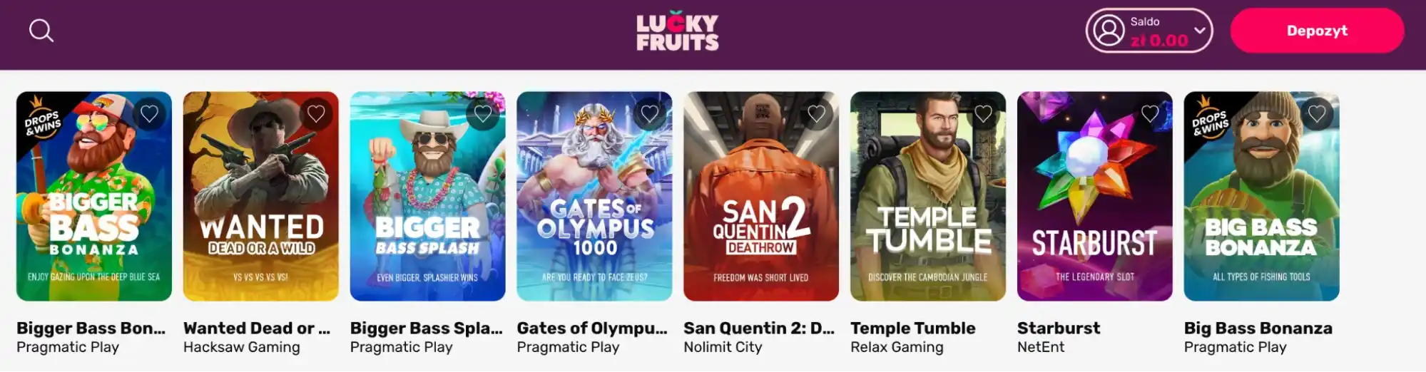 lucky fruits gry